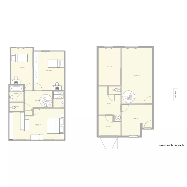 maison la madeleine modif 1er étage. Plan de maison la madeleine modif 1er étage. Plan de