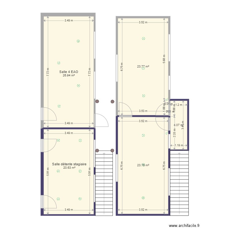 Sausheim projet. Plan de 0 pièce et 0 m2