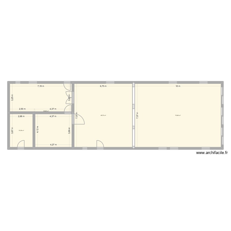 Projet Salle de r&eacute;ception. Plan de 0 pièce et 0 m2