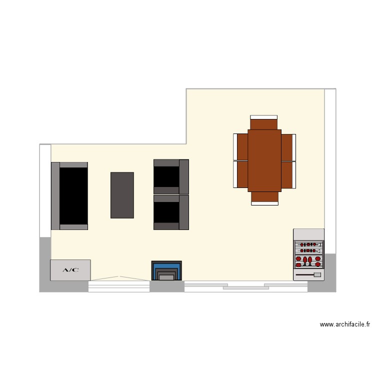 Terrase 7. Plan de 0 pièce et 0 m2