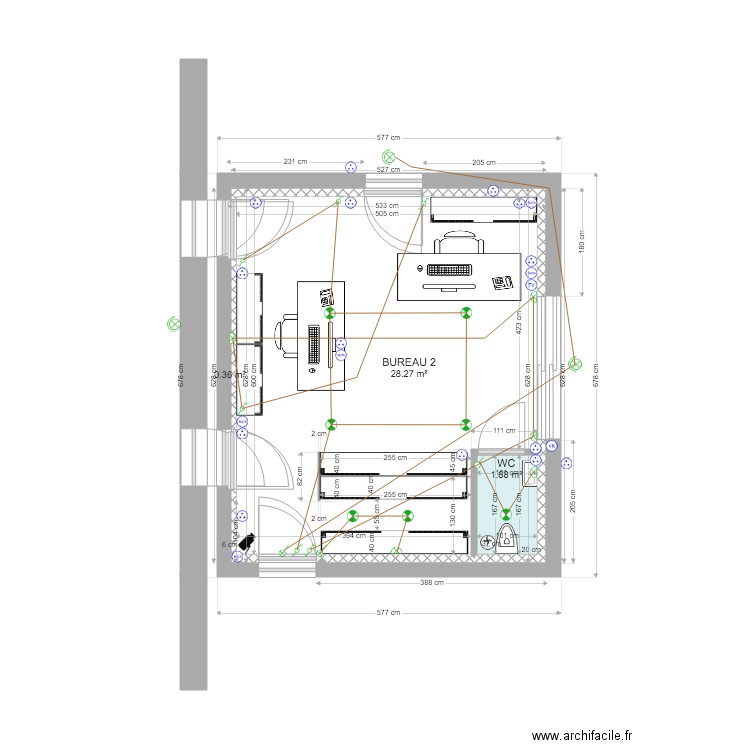 ANAIS BUREAU 2 VER 12 2020 V11. Plan de 0 pièce et 0 m2