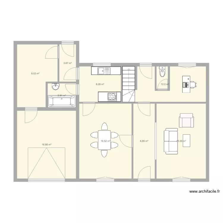 georges gobert . Plan de 