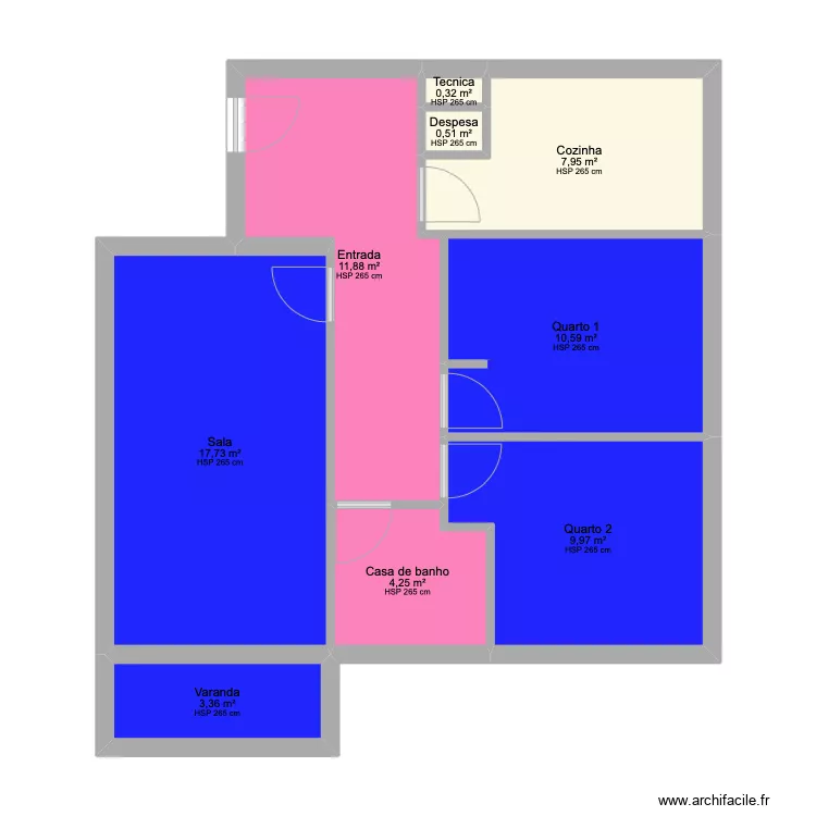 Adelia Odivelas. Plan de 