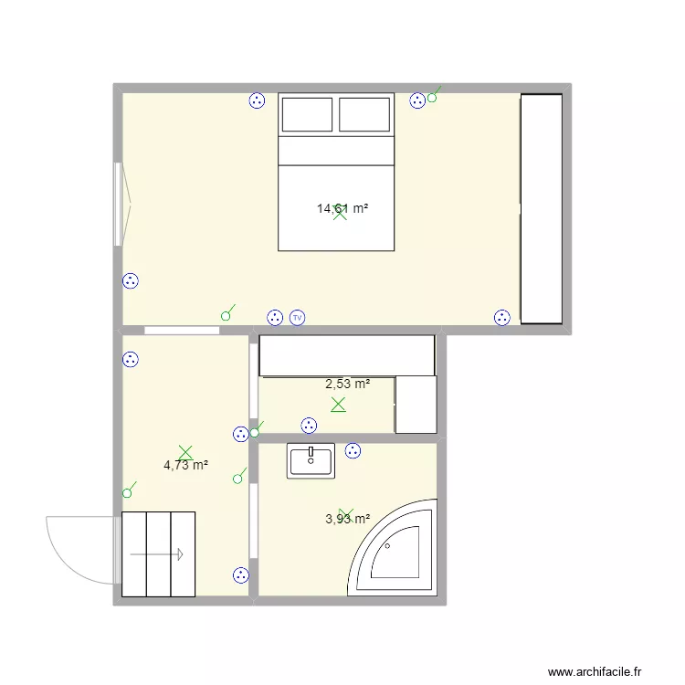 luze suite. Plan de 