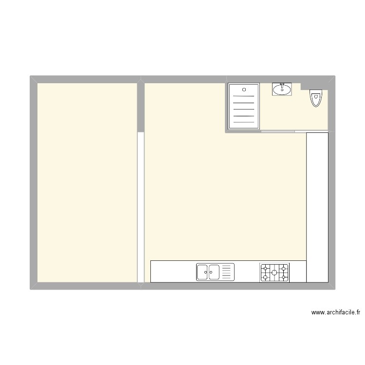 Pool house. Plan de 0 pièce et 0 m2