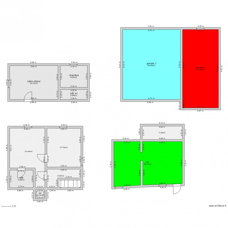 apart. Plan de 0 pièce et 0 m2