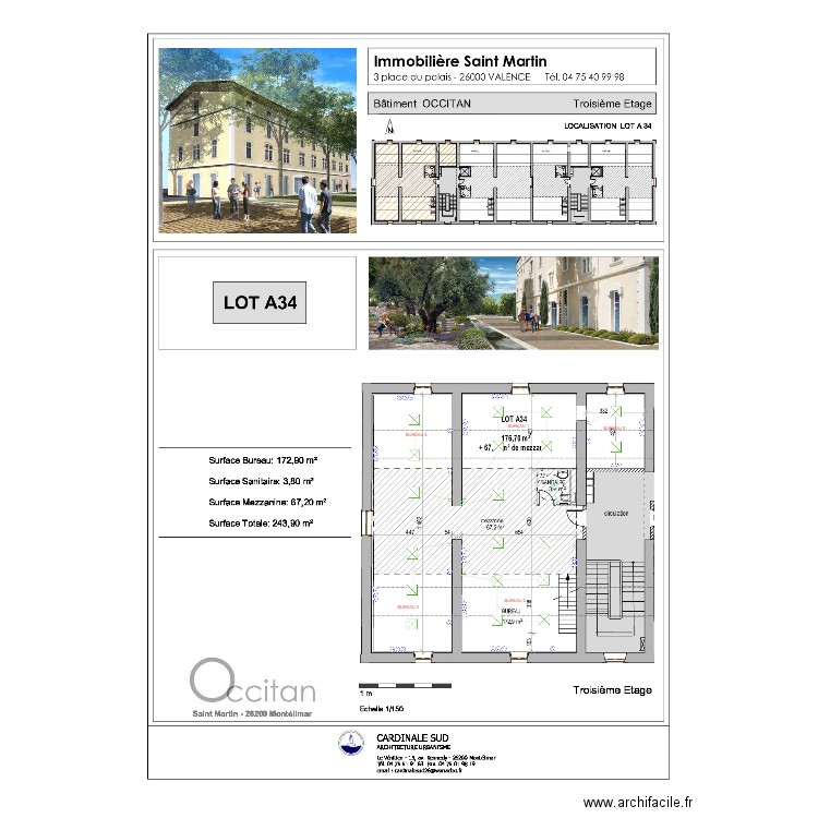 Plan CCI de la Drome. Plan de 0 pièce et 0 m2