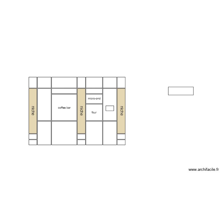 our cuisine. Plan de 0 pièce et 0 m2 our cuisine. Plan de 0 pièce et 0 m2