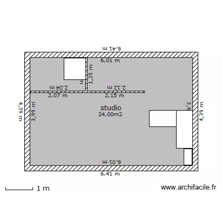 studio Hélène. Plan de studio Hélène. Plan de