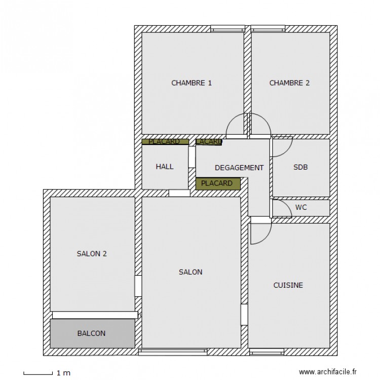 Appart Marlène. Plan de 0 pièce et 0 m2