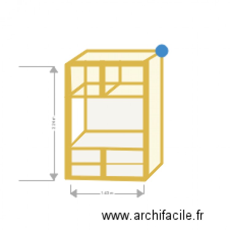 Bibliothèque. Plan de 0 pièce et 0 m2