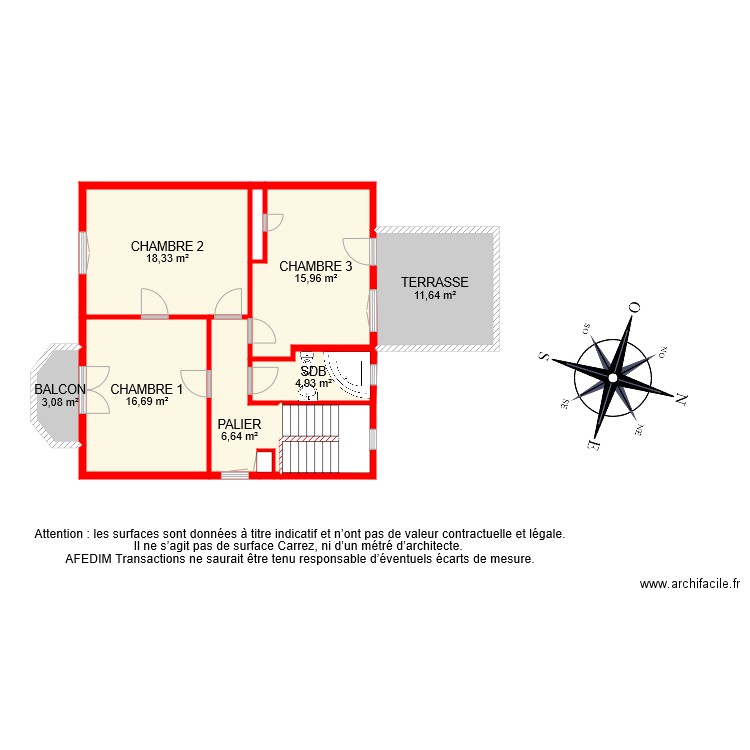 BI 7758 ETAGE . Plan de 0 pièce et 0 m2