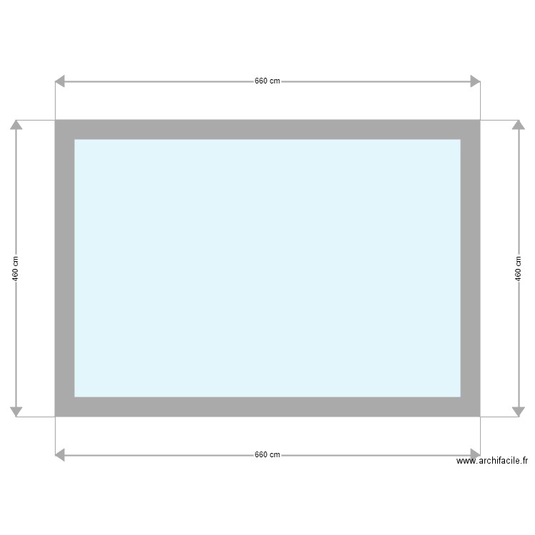 plan de masse V7. Plan de 1 pièce et 24 m2