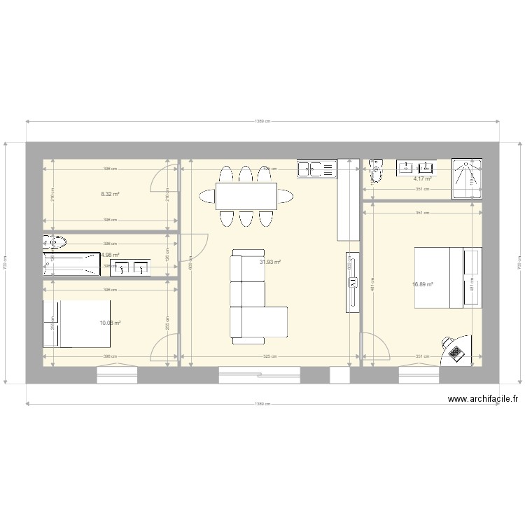 maison 75m2 B. Plan de 0 pièce et 0 m2