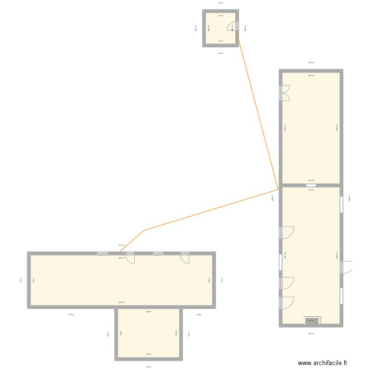 NORMANDIE. Plan de 5 pièces et 231 m2