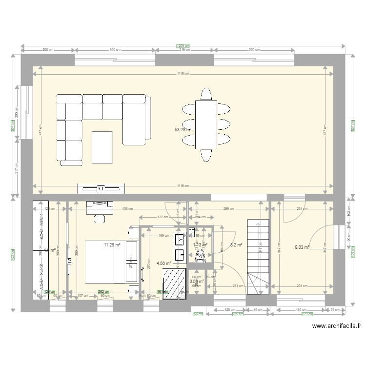 RDC Lélé Cléclé. Plan de 0 pièce et 0 m2