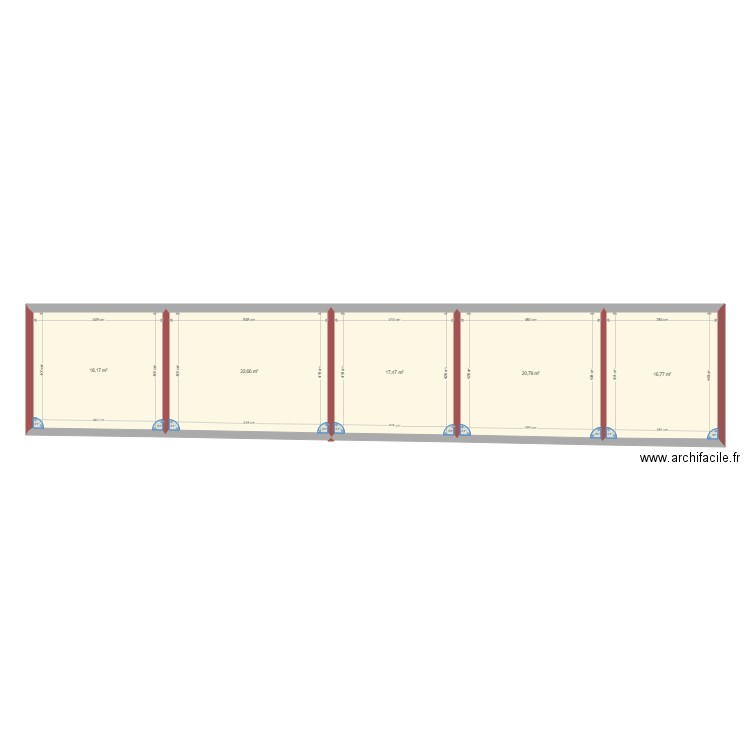 Combles. Plan de 0 pièce et 0 m2