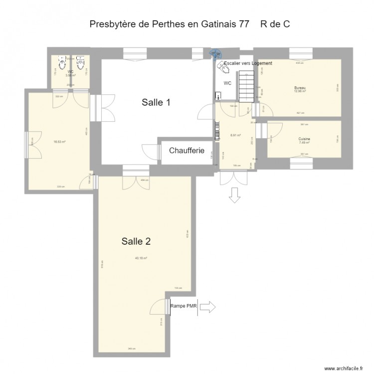 Perthes Rdec1. Plan de 0 pièce et 0 m2