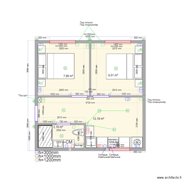 крим 3 эл1. Plan de 0 pièce et 0 m2