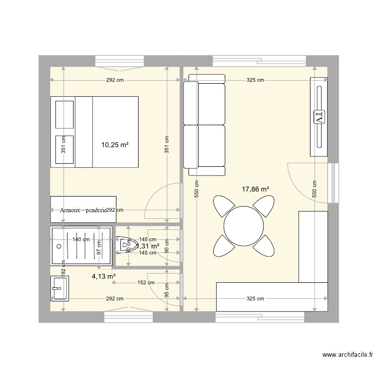 Appart garage . Plan de 0 pièce et 0 m2