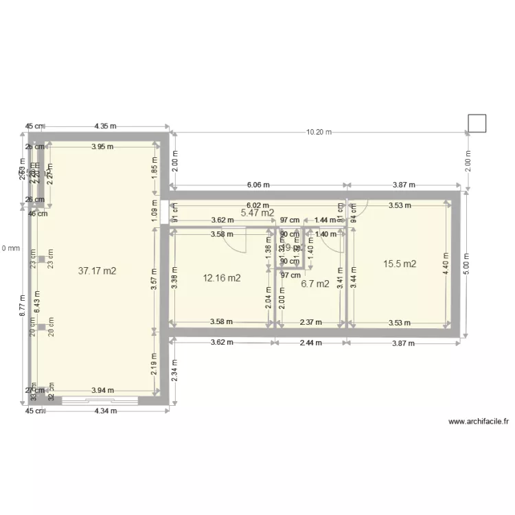 extension 18a. Plan de 