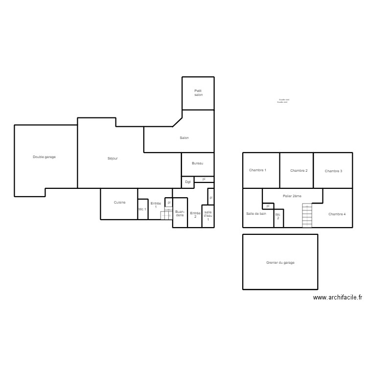 PENMARCH SCUILLER. Plan de 17 pièces et 111 m2