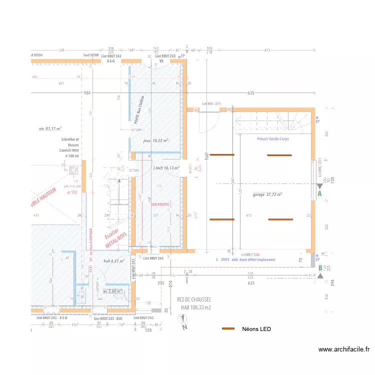 VIRGILE WICKY. Plan de 