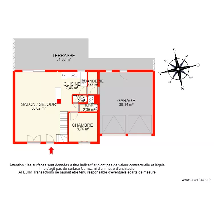 BI 10178 RDC. Plan de BI 10178 RDC. Plan de