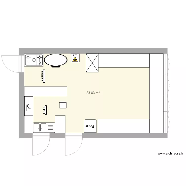 Cuisine future. Plan de 