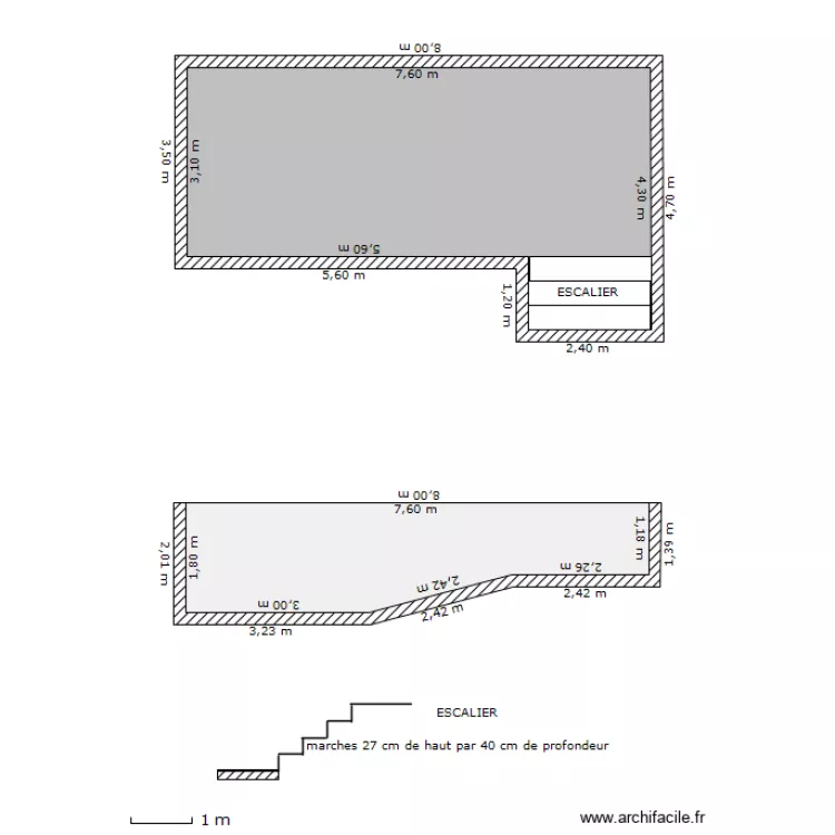 piscine. Plan de piscine. Plan de