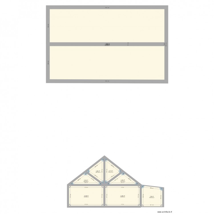 la case bambou fondations. Plan de 0 pièce et 0 m2