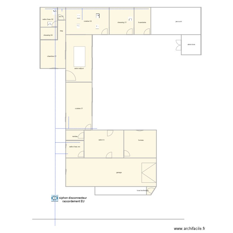 germinet 1317 ASS rdc. Plan de 0 pièce et 0 m2