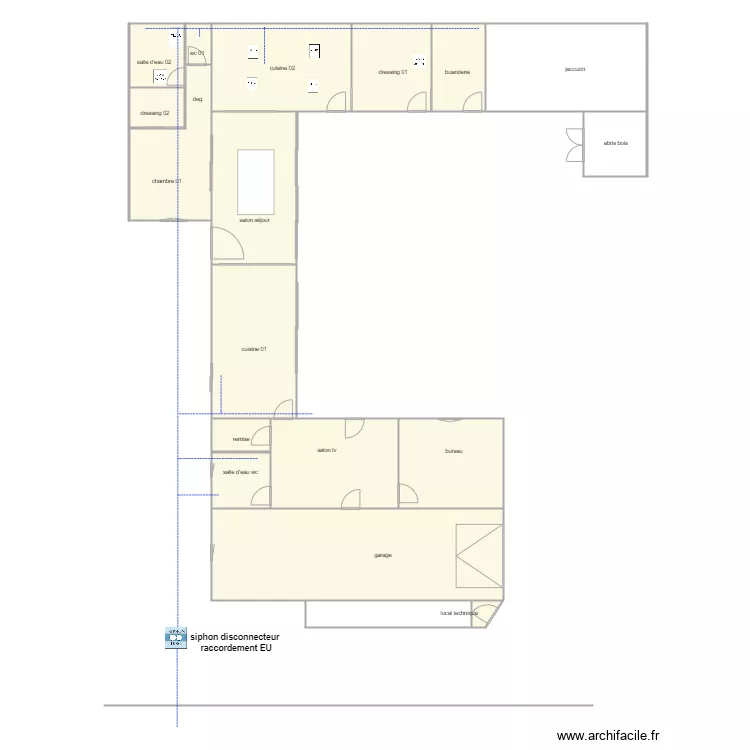 germinet 1317 ASS rdc. Plan de 