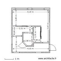 Modification salle de bain - Projet 2  Cotations