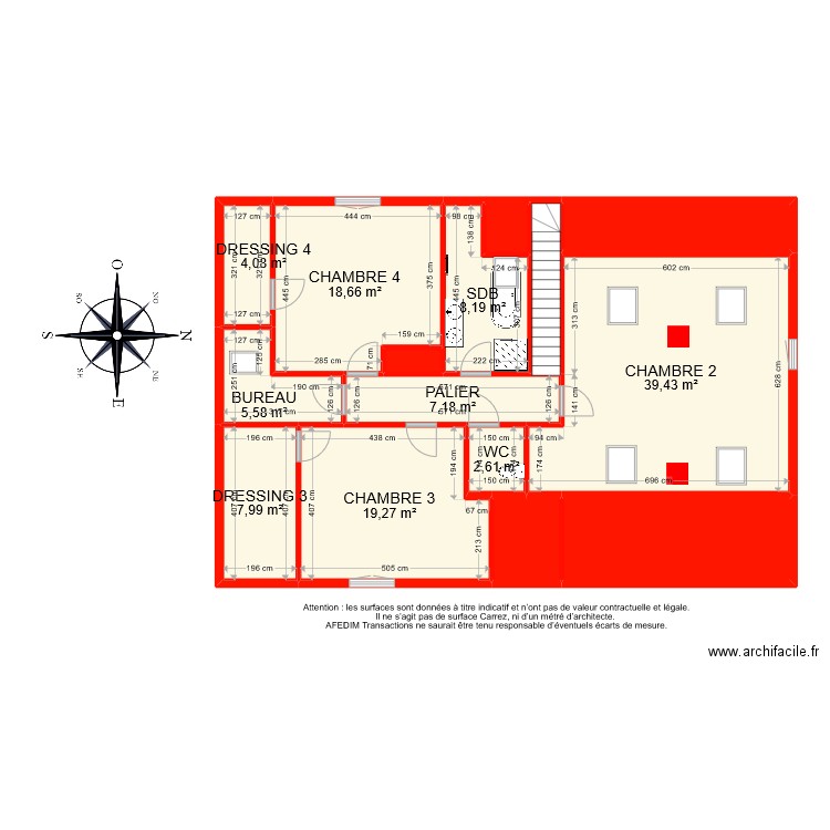 BI 9114 ETAGE . Plan de 0 pièce et 0 m2