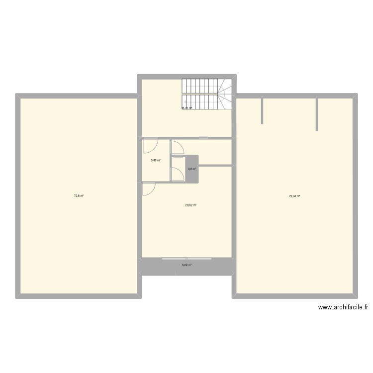 Iton R1. Plan de 7 pièces et 198 m2