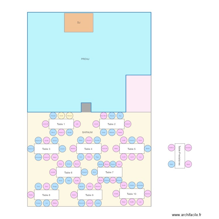 Cécile & Clément 4. Plan de 5 pièces et 161 m2