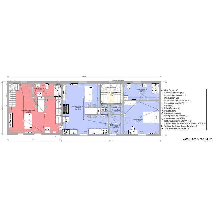 Saint Marc le Blanc. Plan de 