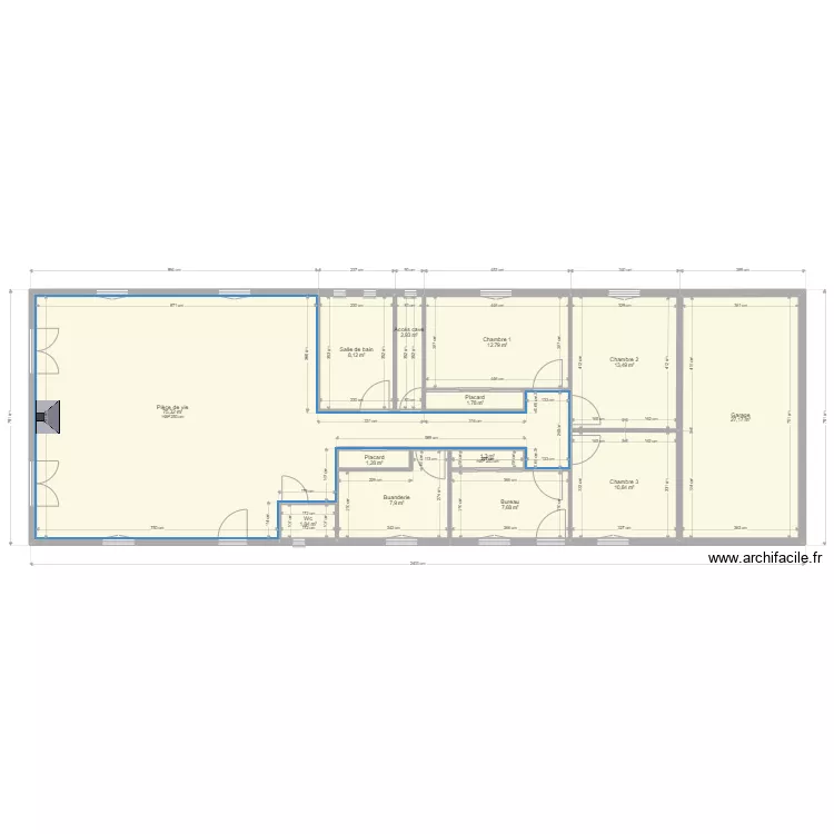 Projet BAVAY. Plan de 