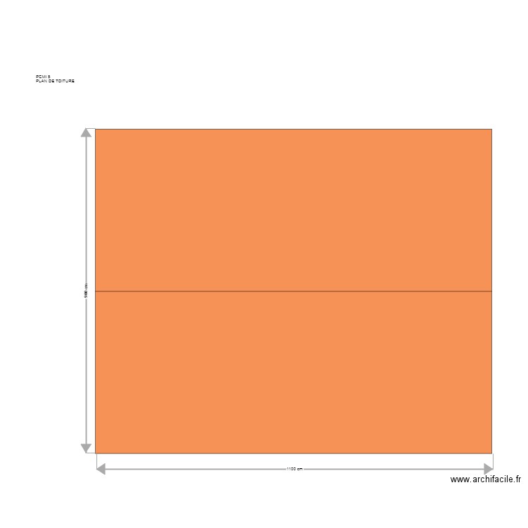 PLAN DE TOITURE . Plan de 0 pièce et 0 m2