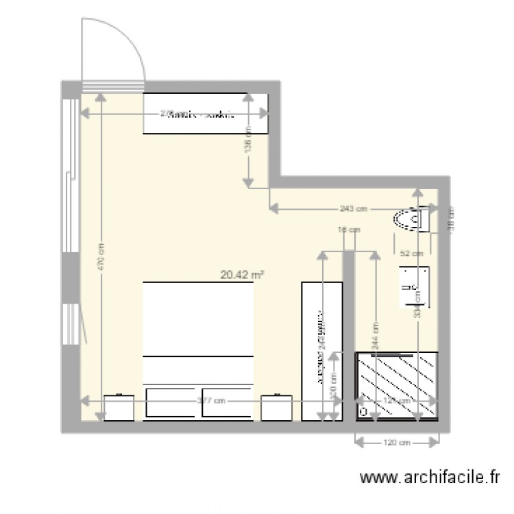 chambre garage bruno. Plan de 0 pièce et 0 m2