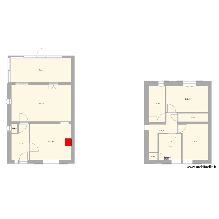 MAISON projet. Plan de 0 pièce et 0 m2