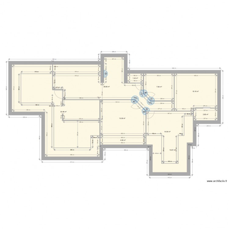 adeline etage. Plan de 0 pièce et 0 m2