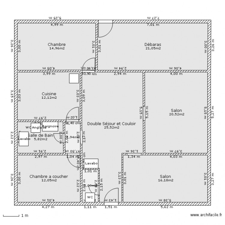 MAISON TRADITIONNELLE. Plan de 0 pièce et 0 m2