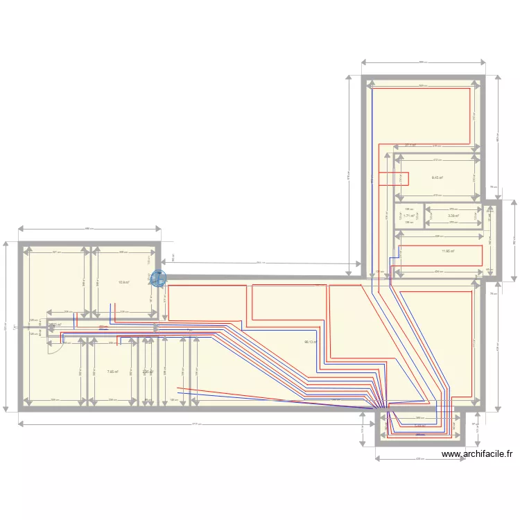 heurteaux planche. Plan de 