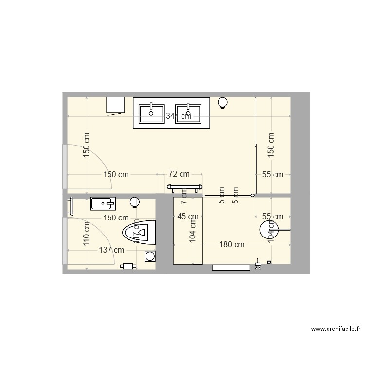 SDB moi. Plan de 0 pièce et 0 m2