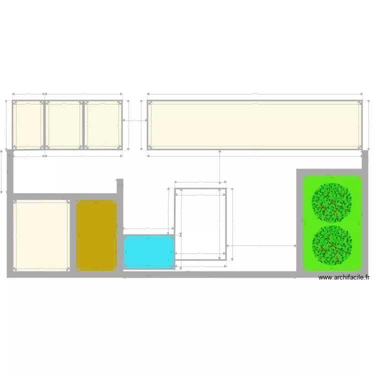 MUR TERRASSE. Plan de MUR TERRASSE. Plan de