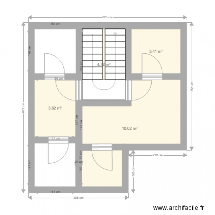 maison ostwald R+1. Plan de 4 pièces et 22 m2
