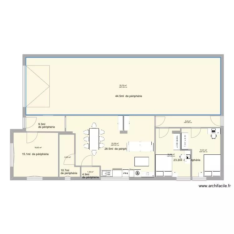 Plan bureau BISCHWIHR aménagé . Plan de Plan bureau BISCHWIHR aménagé . Plan de