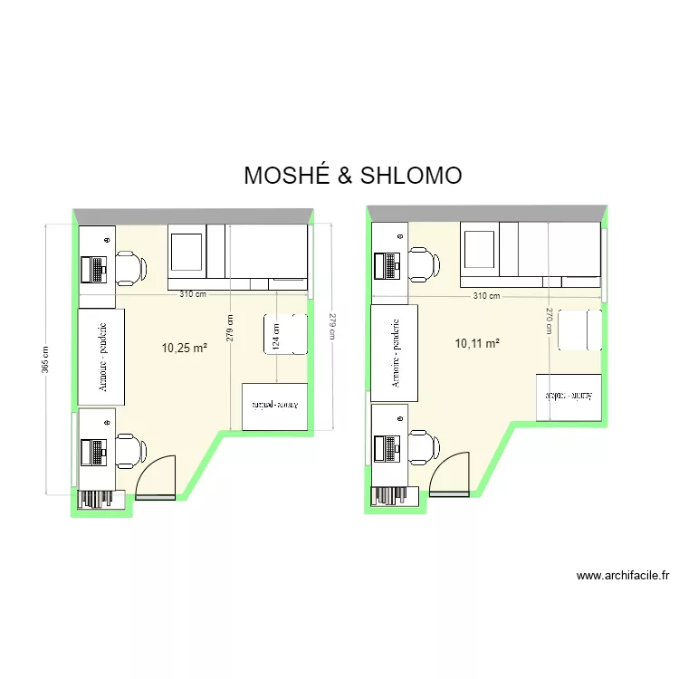 MOSH&Eacute; & SHLOMO choix. Plan de 